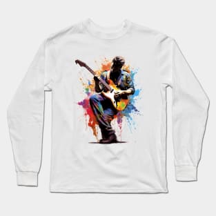 Guitarist pop art Long Sleeve T-Shirt